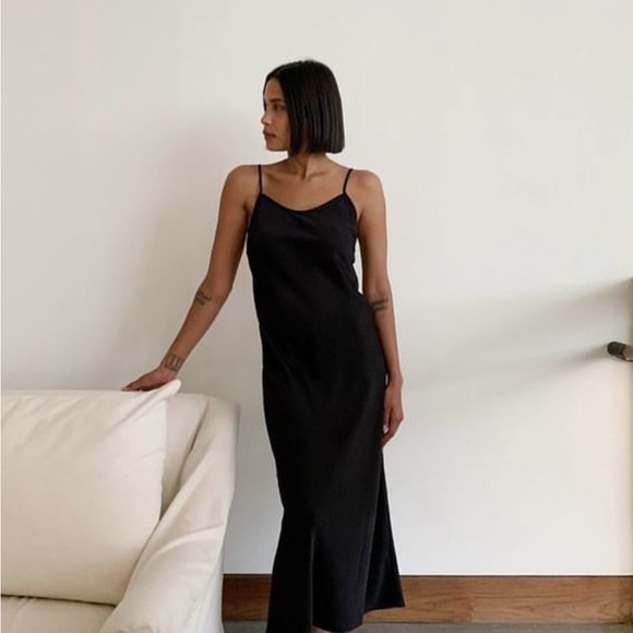 Thakoon Midnight Navy Slip Dress Size 4 NWT - Picture 3 of 9